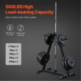 thumbnail image 3 of Weight Plate Rack Weight Plate Tree Home Gym Barbell Storage Stand 2 inch, 3 of 4