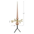 thumbnail image 4 of Good Directions Gawain Pure Copper Rooftop Finial with Directionals and Steel Roof Mount - 52"H, 4 of 4