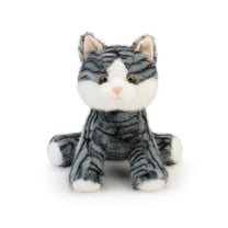 Gaiwos Tabby Cat Stuffed Animals 11 inches, Cuddly Striped Plush Cats with Lifelike Details, Soft Plushies Cat Gifts for Kids, Toddlers, and Kitten Lovers