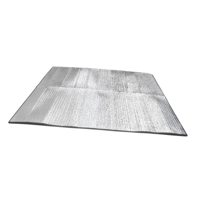 fastboy Tapis de Camping Rectangulaire Polyvalent Tapis de Couchage Randonnée Sac à Dos Camping Randonnée pour Argent 200cmx200cmx3.5mm
