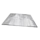 thumbnail image 4 of Colchoneta de camping de aluminio para dormir, colchón plegable con aislamiento para tienda de campaña 200 cm x 200 cm x 35 mm, 4 of 9