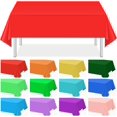 thumbnail image 3 of Paquete de manteles redondos de plástico de colores surtidos, mantel desechable de arcoíris, cubiertas de mesa redondas coloridas para fiesta de arcoíris, cumpleaños, boda, picnic, fiesta, decoración, 3 of 5