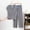 Blue, variant on Womens Winter Pajamas Women's V-Neck Sleeveless Loose T-shirt Loose Pants Home Wear Two-Piece Pajama Sets Red 3X