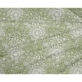 thumbnail image 4 of oneOone Polyester Lycra Light Green Fabric Floral Mandala Sewing Craft Projects Fabric Prints By Yard 56 Inch Wide, 4 of 4