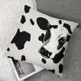 thumbnail image 7 of Cute Black and White Cow Stripe Pillowcase King Size Pillow Cover Protector Pillow Sham Pillow Case with Zipper  for Long Throw Pillow, 7 of 7