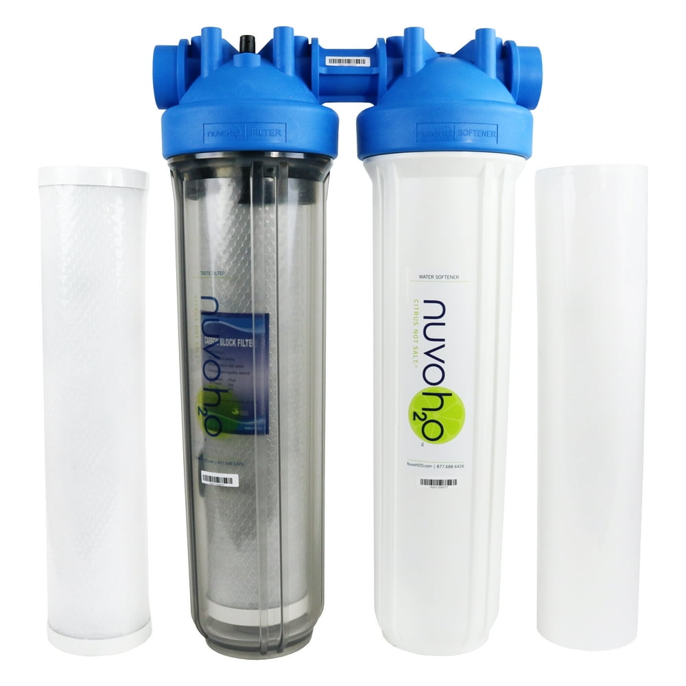 NuvoH2O Manor + Taste Complete Water Softener System, Includes 1 Manor