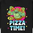 thumbnail image 3 of Teenage Mutant Ninja Turtles - Pizza Time - Men's Crew Neck Fleece Pullover, 3 of 5