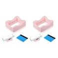 thumbnail image 2 of Redempat Universel Porte-Gobelet en Silicone Résistant aux Chocs et Inodore Berceau Rose 2Set, 2 of 6