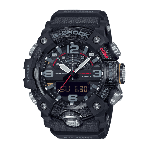G Shock Casio G Shock Men S Carbon Mudmaster Shock Resistant 0 Meter Water Resistant Bluetooth Watch Model Gg B100 1acr Walmart Com Walmart Com