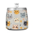 thumbnail image 7 of Yayeee Ashtray with Lid for Cigarette Smokeless Stainless Steel Home Ash Holder, Cute Cartoon Cat, 7 of 7