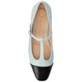 thumbnail image 4 of Journee Womens Theah T-Strap Cap Toe Mary Jane Dress Flats, Widths Available, 4 of 9