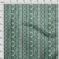 thumbnail image 4 of oneOone Polyester Spandex Teal Green Fabric Block Print Sewing Craft Projects Fabric Prints By Yard 56 Inch Wide, 4 of 4