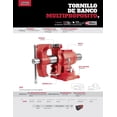 thumbnail image 2 of Tornillo de Banco 5 In Urrea multipropositos Base Giratoria 425MP, 2 of 2