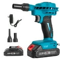 thumbnail image 1 of 21V Lithium Small Blower Home Dust Blower High-Power Brushed Motor Electric Blower Strong Wind Air, 1 of 7