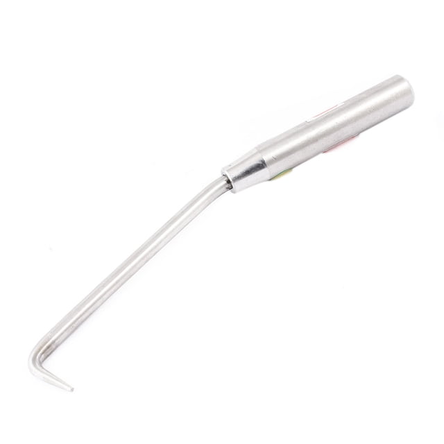Unique Bargains Crochet Argenté Design Acier Inoxydable Outil de Main Fil de Revêtement 9.4 Pieds de Long
