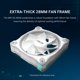 thumbnail image 2 of Ventilador de Enfriamiento ASUS Prime MR120 ARGB Blanco Marco de 28 mm de Grosor, 2 of 9