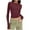 Wine, variant on LEBONYARD Women's Round Neck Pullover Fashion Shirt Casual Solid Long Sleeve Sweatshirts