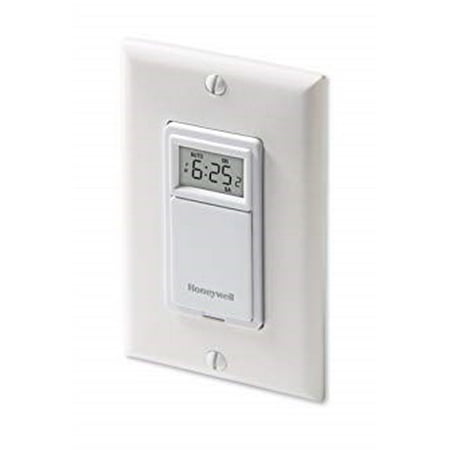 Honeywell 7 Day Programmable Light Switch Timer White 7 Day Programmable Light Switch