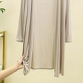 thumbnail image 5 of Uooqdmx Light Weight Cardigan Women Summer Cardigan Long Cardigans for Women Open Front Cardigan for Women Light Cardigans for Women, Beige L, 5 of 5