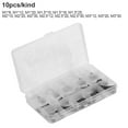thumbnail image 4 of 150pcs Ensemble M1 M3 15 Types d'Acier Inoxydable Goupilles de Goupilles de Séparation Assortiment Kit de Fixation Matériel, 4 of 9