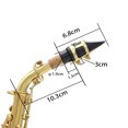 thumbnail image 4 of Saxophone, Saxophone Soprano 2.9Lb avec Coque Rigide pour Étudiant, Amateur de Musique et Professionnel, 4 of 7