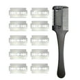 thumbnail image 1 of Peine para cabello fino para hombres y mujeres; herramienta de peluquería profesional para desenredar y peinar, ideal para capas, recortes y puntas abiertas; uso en casa o en salón, 1 of 8