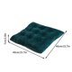 thumbnail image 3 of Cojín para silla de oficina con correas antideslizantes | Cojín de espuma de terciopelo de 40 x 40 cm | Funda extraíble y lavable para sofá, escritorio y coche | Cojín de color liso para casa y, 3 of 5