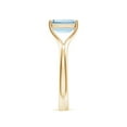 thumbnail image 3 of Angara Natural 1.35 Ct. Aquamarine Solitaire Ring in 14K Yellow Gold for Women (Ring Size: 3), 3 of 10
