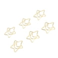thumbnail image 1 of Clips De Papel, 100 Clips De Papel Con Forma De Y Estrella De Metal, Clips De Papel Pequeños Dorados Para La Organización De Archivos De Documentos De Oficina, 1 of 8