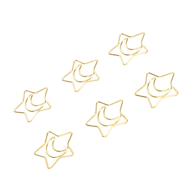 Clips De Papel Con Forma De Y Estrella, Clips Para Papel Con Forma De , Pines Para Organización De Oficina Y Escuela, Papelería De Color