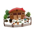 thumbnail image 4 of shamjina Animal Figurines Set Barn Farm Toys Playset for Baby 3 4 5 6 7 Year Old Kids, 4 of 8