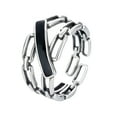 thumbnail image 2 of TOPRenddon A 925 Ring With Fashionable Chain Suitable For Both Men And Women Highadjustable Ring Cool And Decoration For, 2 of 8