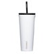thumbnail image 1 of Vaso aislante Corkcicle Cold Cup, 24 onzas, blanco brillante, 1 of 7