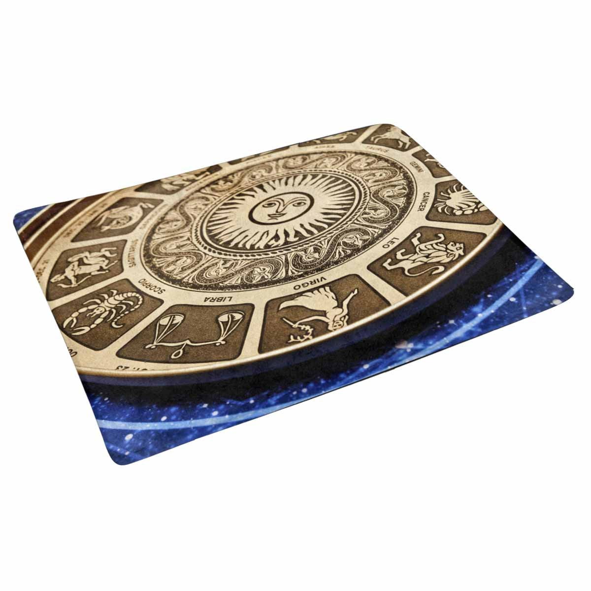 Pop Plate With All Signs Of Zodiac Indoor Doormat 30x18 Inches Non Slip Front Entrance Door Mat Rug