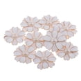 thumbnail image 3 of 10pcs Flatback Sew on Rhinestones Buttons Bead Accessories for DIY - white andpearl pearl, 3 of 9