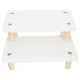 thumbnail image 5 of White Stair Shape Display Shelf for Storage Made of Synthetic Material and for Long Time Use, 5 of 5