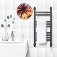 thumbnail image 6 of ZXCXRQFa Beach Palm Tree Sunset Wood Wall Clock Silent Non-Ticking Kitchen Desk Clock Battery Operated Analog Decorative Round Clocks 10 in Garden Home Decor, 6 of 7