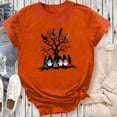 thumbnail image 5 of Dadaria Chemise Orange pour Femmes Manches Courtes T-Shirt Col Rond Été Chandail Blouses 2TG, 5 of 5