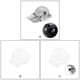 thumbnail image 4 of Methold Cubierta de cardán Tapas de lentes Guardia protectora Montaje de bloqueo fijo Antiarañazos A prueba de polvo Soporte Carcasa Type1 NO1, 4 of 6