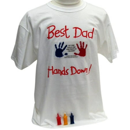 Hand-y Tees Best Dad Tee Keepsake Product, (Best Product To Whiten Clothes)