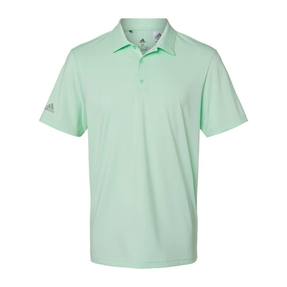 Adidas Mens Ultimate Solid Polo, XL, Clear Mint