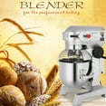 thumbnail image 5 of VEVORbrand Commercial Food Mixer, 20Qt 750W 3 Speeds Adjustable Food Processor Heavy Duty with Stainless Steel Bowl Dough Hooks Whisk Beater for Schools Bakeries Restaurants Pizzeria, 5 of 10