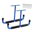 thumbnail image 4 of 2 ganchos de almacenamiento para garaje, de hierro, para colgar en el techo, para madera, escalera, bicicleta azul, 4 of 8