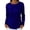 Blue Sweatshirt, variant on Sequin Tops for Women Bow Front Knot Shirt Tops Crewneck Long Sleeve Top Elegant Sparkly Party Blouse Silver Sweatshirt XXXL