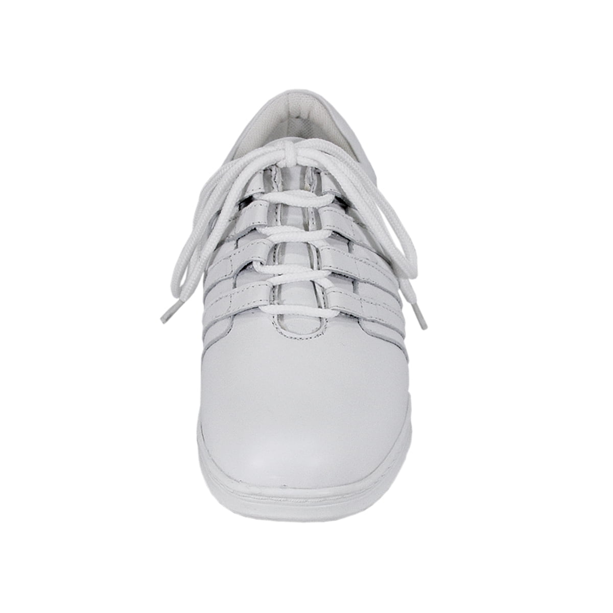 24 HOUR COMFORT Lara Wide Width Oxford Lace-up Shoes WHITE 8.5