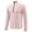 Pink, variant on Wancir Men's Quarter Zip Pullover Sweats Long Sleeve Active Performance Shirt Athletic Quick Dry Tops