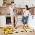 thumbnail image 6 of SKYSONIC Hello Fall Sunflower Kitchen Rugs 2 Pieces, Yellow Flower Floor Mat Room Area Rug Washable Carpet Perfect for Living Room Bedroom Entryway, 6 of 7