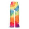 thumbnail image 4 of BiZtdJrK Jeans for Women Loose Fit Wide Leg Denim Trousers Trendy Tie Dye Prints Jean Pants Button High Waisted Jeans with Pockets Dollar Sales Multicolor S, 4 of 6