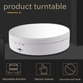 thumbnail image 4 of 360 Degree Round Rotating Turntable Display Stand Photography Accessories Studio Photo Background Stand New(White), 4 of 8
