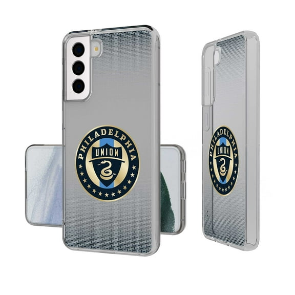 Keyscaper Philadelphia Union Linen Logo Galaxy Clear Case